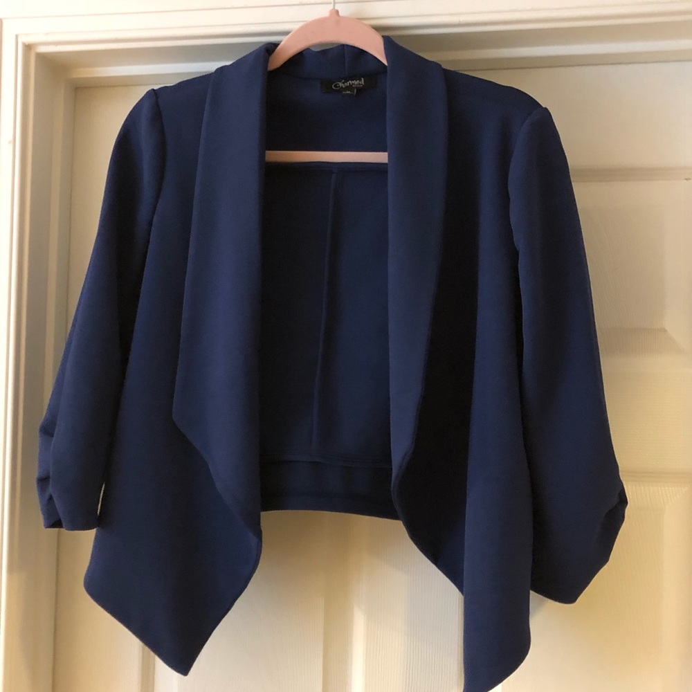 Light weight navy blazer size Med.